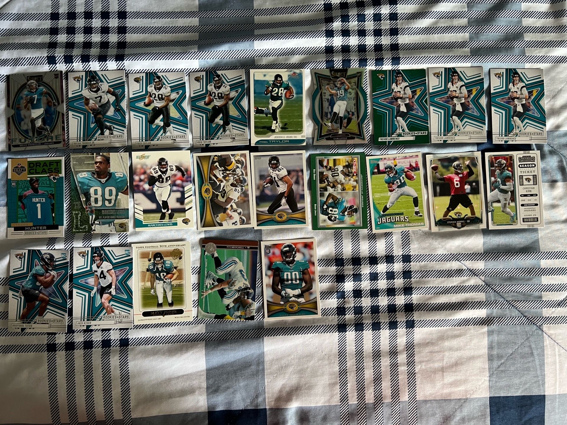 Jacksonville Jaguars Football Cards