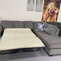 L Shaped Modular Sleeper Sectional Couch Set ⭐$39 Down Payment with Financing ⭐ 90 Days same as cash