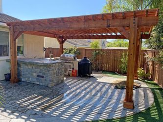 Custom Wood Pergola