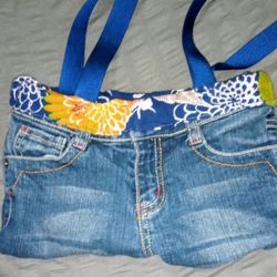 Handmade Jean Shorts Purse