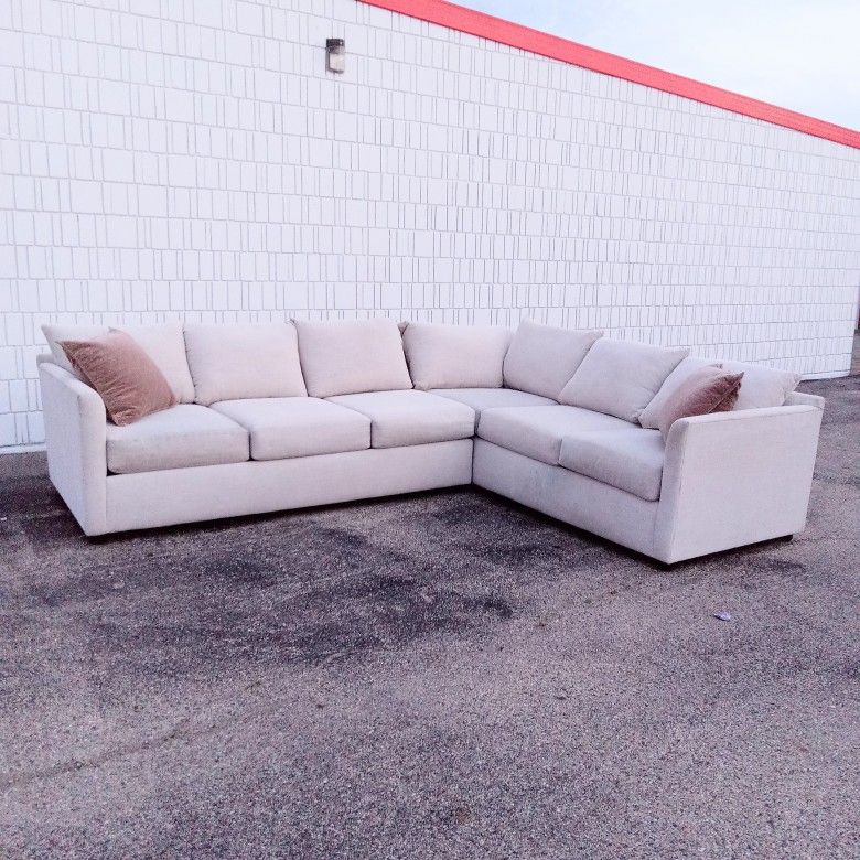 Cream Sectional Couch - Free Delivery Today