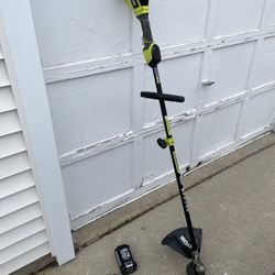 Ryobi 40V Brushless String Trimmer Kit (Battery & Charger Included)