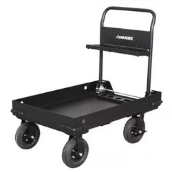 Husky 38 in. W All-Terrain Folding Tool Cart