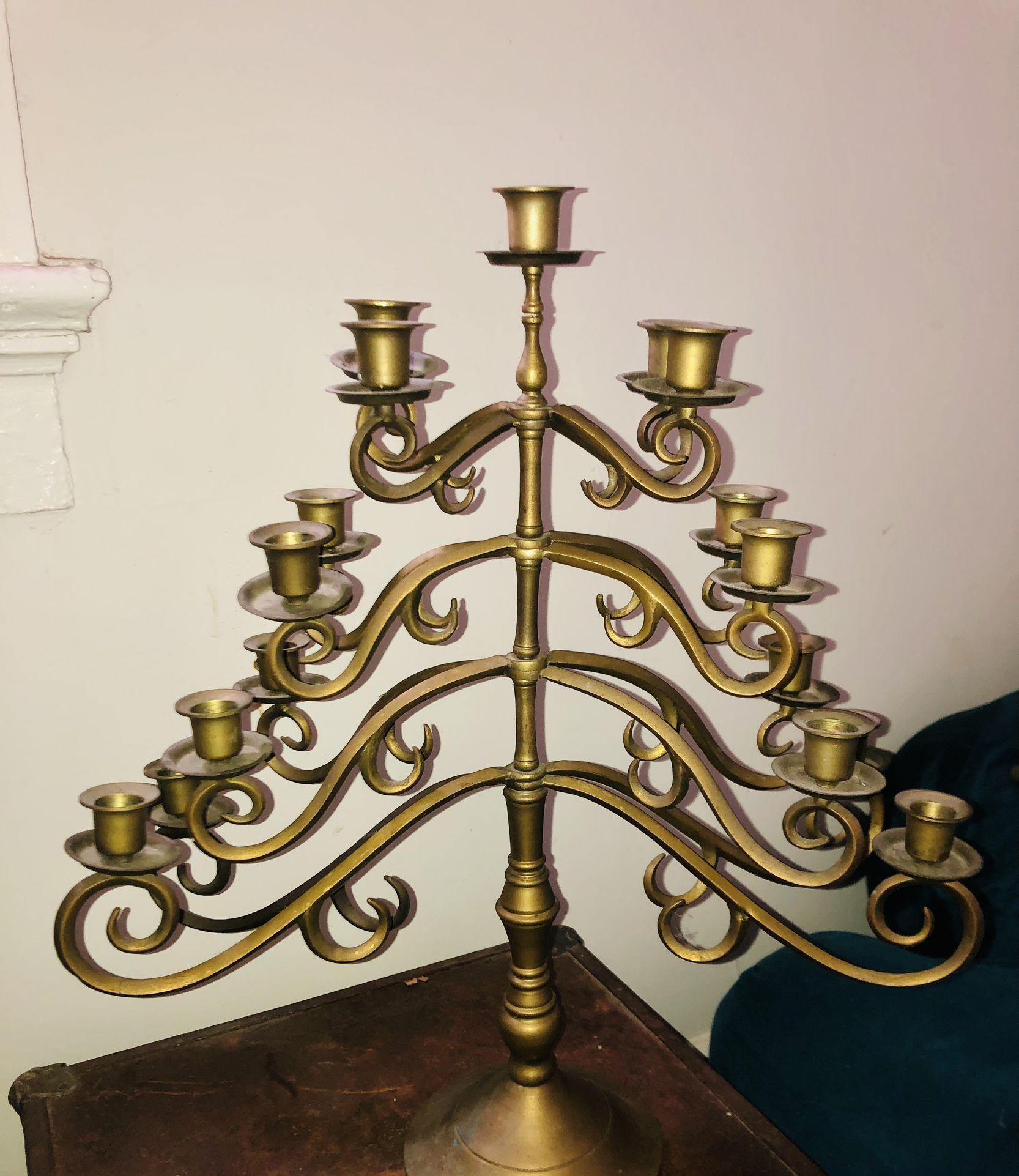 Vintage Brass Candelabra