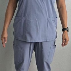 Mandala Scrubs (set) Color- periwinkle $30