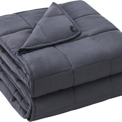 20 lb Queen Weighted Blanket 60x80 – Cooling Heavy Blanket, Grey