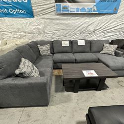 Sectional Sofa With Pillows Brand New.$49 down same day delivery available 