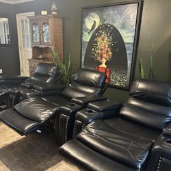 Four Triple-Power Recliners