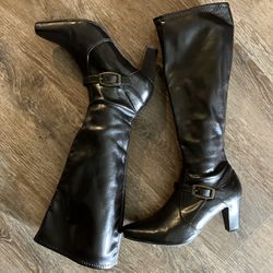 Dark Brown Knee-High Boots Sz9