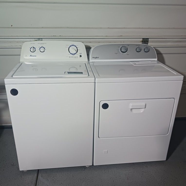 Amana Washer And Whirlpool Gas Dryer December 2023 Model Like New Condition