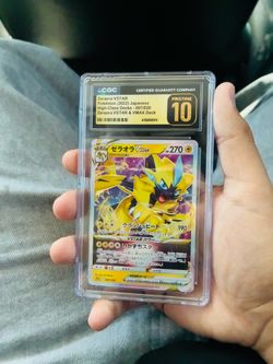 CGC Pristine 10 Zeraora VSTAR Japanese Pokémon Card Slab 007/020 graded pokemon card