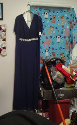 Beautiful navy blue long  dress