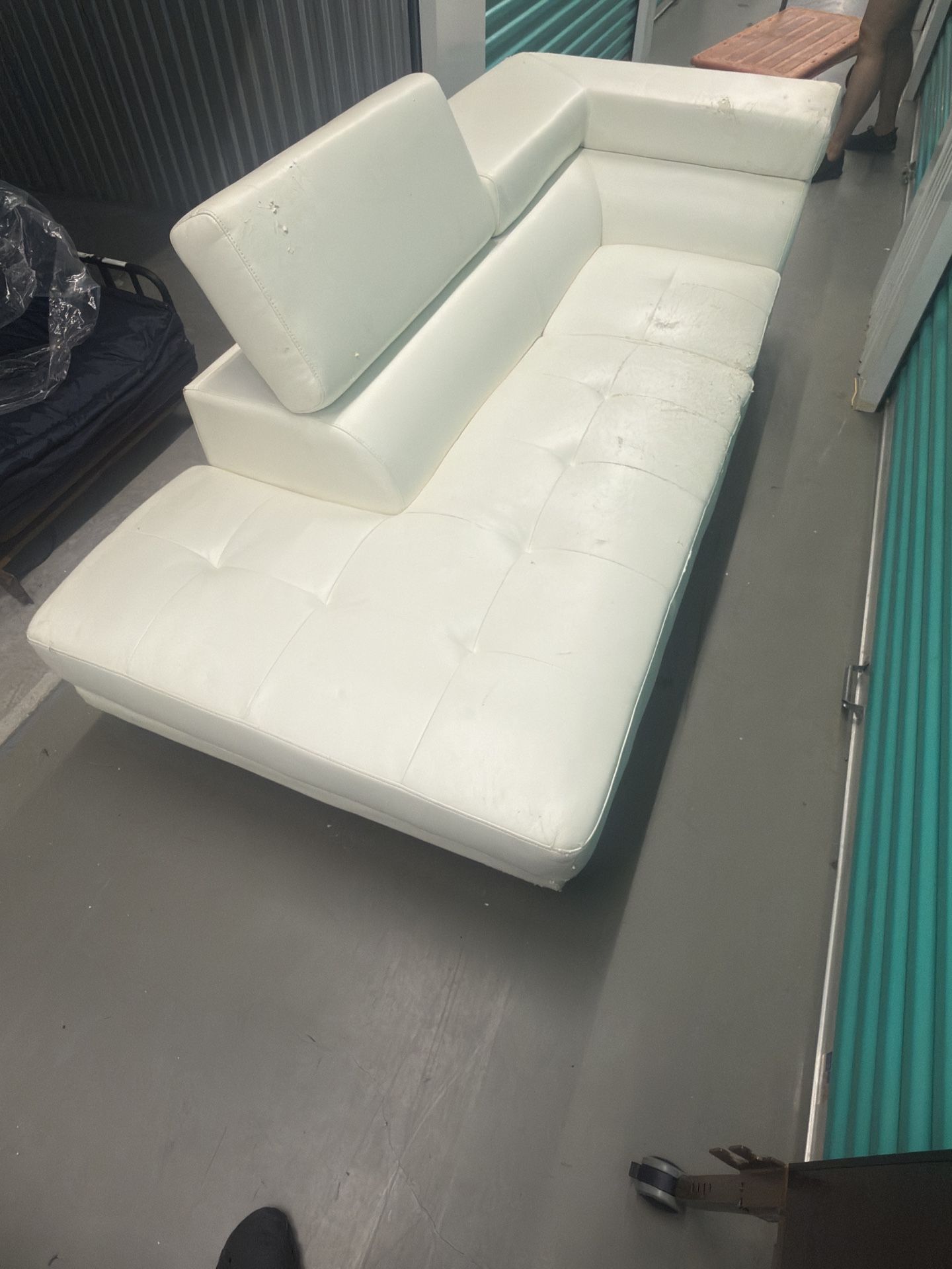 White Sectional Couch
