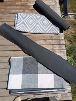 5' x 7' and 2' x 12' Ruggables with Pads