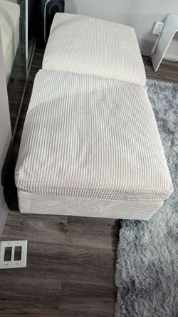 2 Brand New! Storage Ottomans