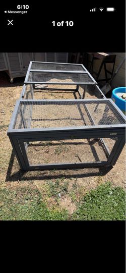 Paw hut hutch run coop