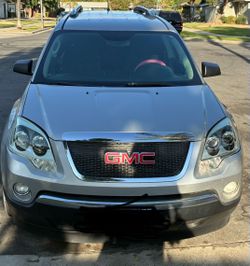 Silver GMC Acadia