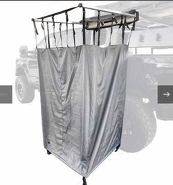 Overland vehicle systems shower cover
