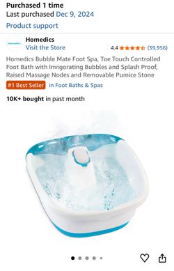 Amazon foot spa