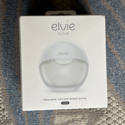 Elvie Curve Wearable Silicone Breast Milk Pump Low-effort Expression Hands-Free