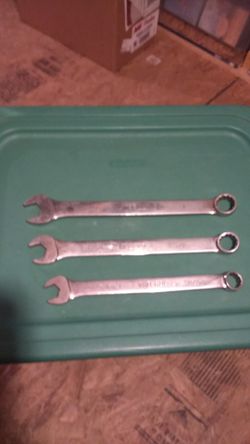 Kobalt open box wrenches 13/16,15/16,1 inch