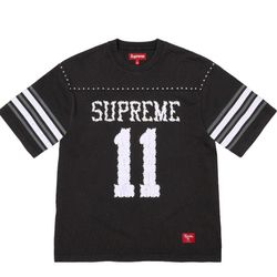 Supreme Studded Football Shirt Black Size 2xl New