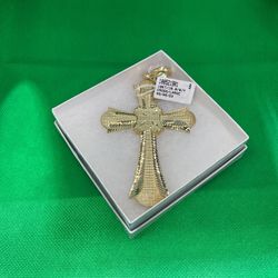 10KT Gold Cross Pendant 
