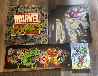 Marvel Decoration Frames (selling as a bundle) $50 dlls.