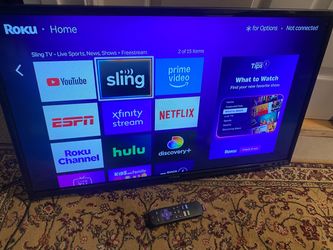 Polaroid 32" Class HD 720P LED TV w/Roku stick and remote