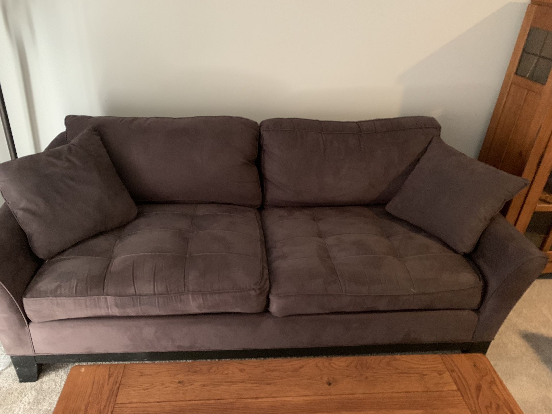 Raymour&Flanigan Microsuede Sofa