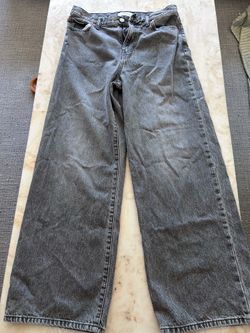 PacSunJeans Men Gray extreme  Baggy Wide Cotton Streetwear 30x30