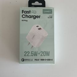 LANEX LC49 Fast PD Charger with US Plug
