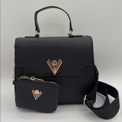 Valentino Orlandi Black Satchel Bag