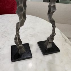 Candlestick Holders Made Of Pewter