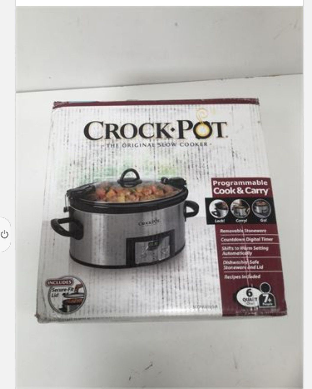 Cook & Carry: Crock-Pot SCCPVL610-S 6-Quart Programmable Cook and Carry