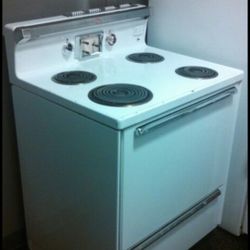 W A N T E D Vintage G E Push Button Kitchen Stove