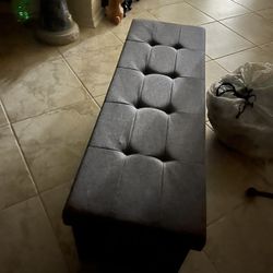 Gray Storage Chest 18”X 60”