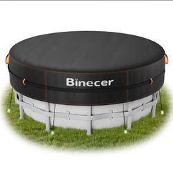 BINECER 8FT ROUND SOLAR POOL COVER  MODEL 08.