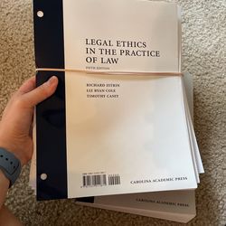 Law School Books: Legal Ethics In The Practice Of Law (5th Edition)
