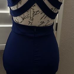 Navy Blue Cocktail Dress