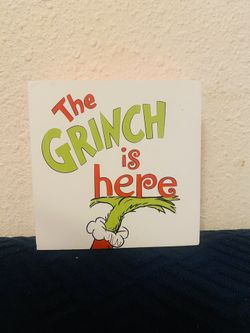The Grinch Decoration Block