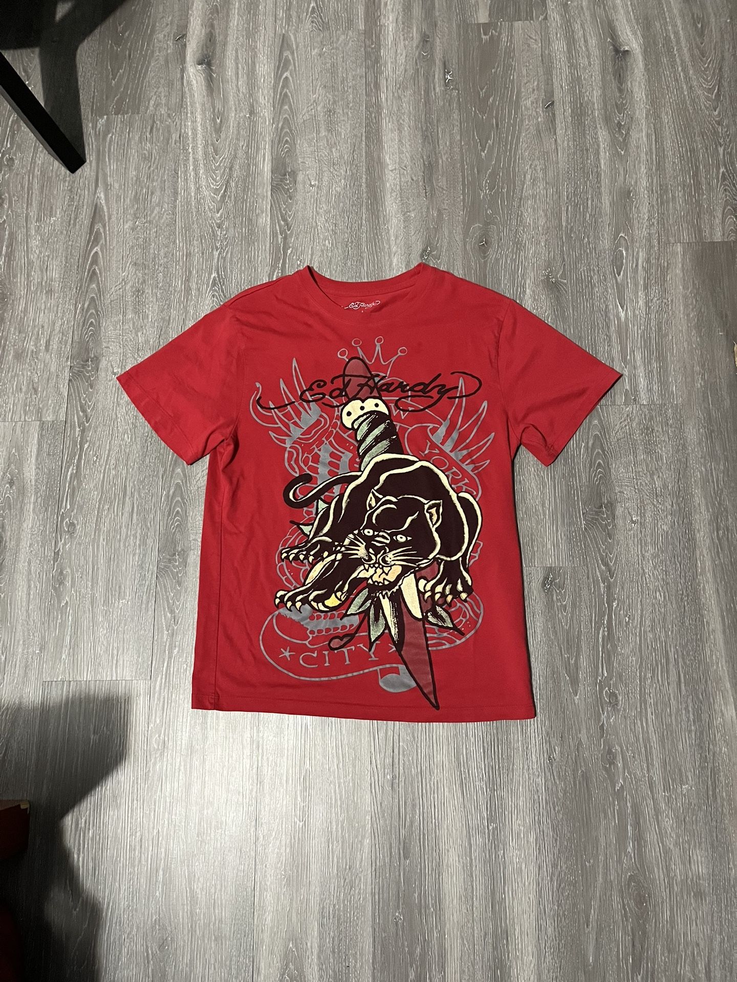Size Small Red Ed Hardy Shirt