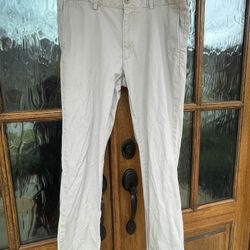 Mens Polo Ralph Lauren Stretch Slim Fit Chino Pants Light Beige sz 36x32