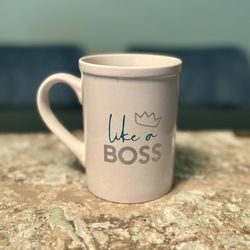 White Quoted Coffee mug