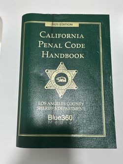 Penal Code and Vehicle codes Books