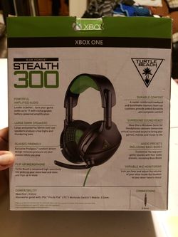  Turtle Beach Stealth 300 Amplified Surround Sound Gaming Headset  for Xbox One - Xbox One (Wired) : Video Games