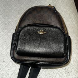 Coach backpack and purse