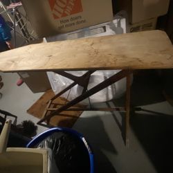 1934 Wooden Ironing Board