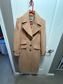 Women’s Worthington Wool Blend Long Overcoat (Size Small)