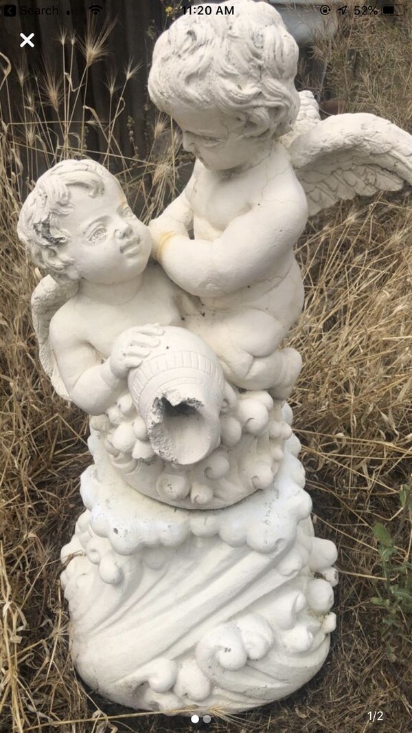 Cement garden statue Angels for Sale in Lemoore, CA - OfferUp